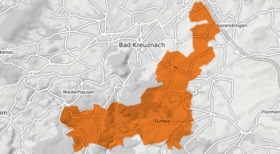Mietspiegelkarte Bad Kreuznach